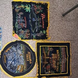 Vintage Souvenir Throw Pillow Covers